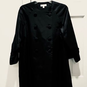 Satin overcoat